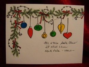 Decorate Envelope Ideas Christmas, Christmas Envelope Art Cute Ideas, Mail Art Christmas, Envelope Art Simple, Christmas Envelope Art, Snail Mail Envelopes, Christmas Envelope, Snail Mail Art, Christmas Card Envelopes