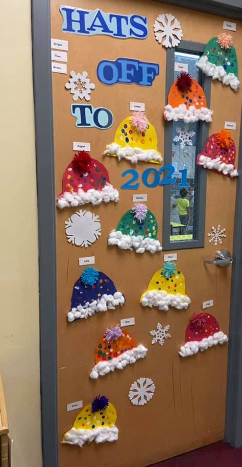 TeachersMag.com Preschool December Door Ideas, January Decorations Classroom, Winter Theme Classroom Door Ideas, December Preschool Door Ideas, January Daycare Door Ideas, Christmas Toddler Door Ideas, Winter Classroom Door Decoration Ideas, Winter Theme Door Decorations For School, January School Door Ideas