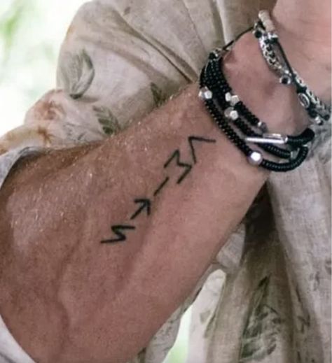 Explore the inked journey of Chris Hemsworth with tattoos that speak volumes. From symbols of family to nods to his career, each design holds a story worth discovering. 🎬💪 Chris Hemsworth Tattoo, Verse Tattoos, Tattoo Symbols, Text Tattoo, Tattoo Collection, Australian Actors, Beneath The Surface, Symbolic Tattoos, Forearm Tattoo