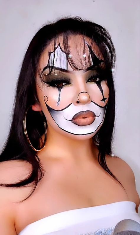 Gangster Clown Costume, Clown Makeup Chicano, Cholo Clown Makeup, Payasa Makeup, Chola Clown Makeup, Chicana Clown Makeup, Gangster Clown Makeup, Chicano Clown Makeup, Chicana Makeup