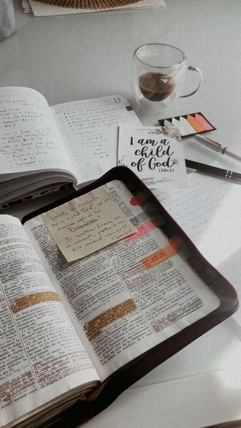 Bible Reading Pictures, Bible Study And Coffee, Bible Asethic Picture, Prayer Journal Aesthetic, Time With God Aesthetic, Bible Aesthetic Pictures, Bible Study Pictures, Bible Asthetic Picture, Bible Reading Aesthetic