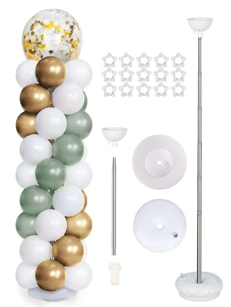 1set Stainless Steel Balloon Stand, Balloon Holder For Party | SHEIN USA Vertical Balloon Stand, Circle Balloon Stand, Balloon Circle Stand, Metal Balloon Stand, Balloon Bouquet Stand, Balloon Holders, Balloon Stands, Balloons, Stainless Steel