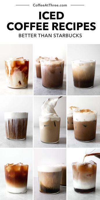 Ice Coffee Recipes, Nespresso Recipes, Cold Brew Coffee Recipe, Iced Coffee Recipe, Cold Coffee Recipes, Iced Coffee At Home, Iced Coffee Drinks, Starbucks Drinks Recipes, Coffee Drink Recipes