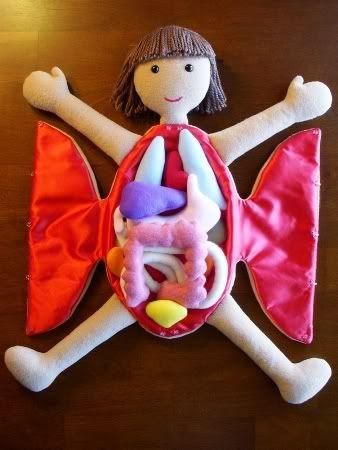 Update:  I've put together a free PDF pattern  for this doll that you can download and print. It hasn't been tested so please let me know ... Anatomy Doll, Child Life Specialist, Doll Patterns Free, Silicone Baby Dolls, Free Pdf Pattern, Sewing Dolls, Sewing Toys, Soft Dolls, Science For Kids