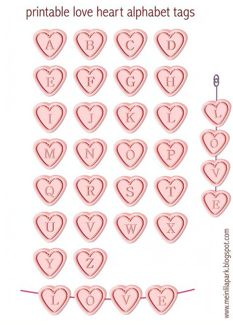 Lettering Alphabet Aesthetic, Heart Stickers Aesthetic Printable, Heart Alphabet Letters Printable, Pink Printable Stickers For Journal, Pink Journal Stickers Printable, Alphabet Stickers Printable, Coquette Alphabet, Printable Alphabet Letters Aesthetic, Scrapbook Stickers Printable Pink