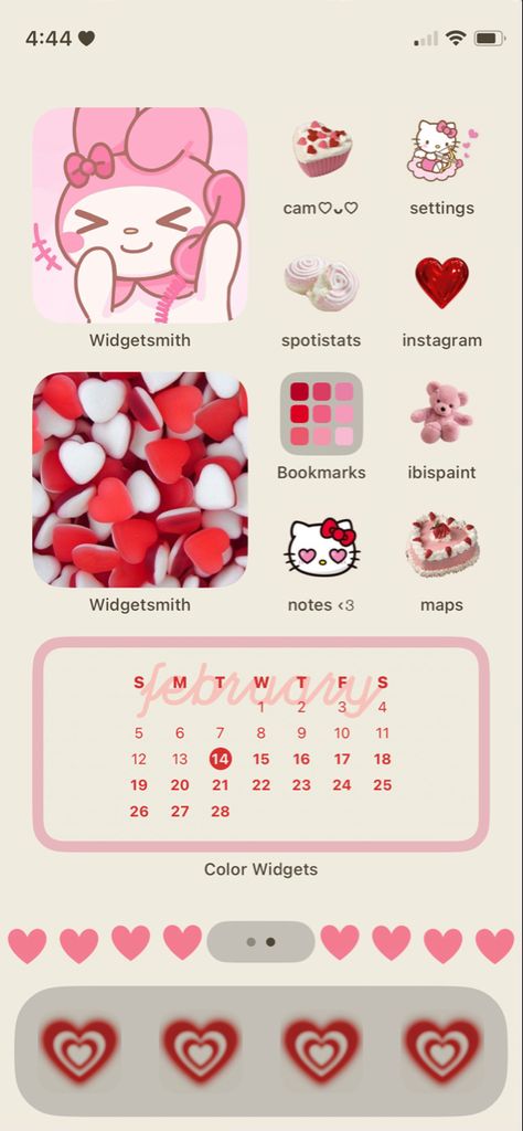 Valentine’s Day Ios Theme, Valentines Phone Layout, Valentines Ios Homescreen, Valentine’s Day Phone Theme, Valentines Homescreen, Phone Layouts, Ios Homescreen, Ios Layout, Wallpaper Ios