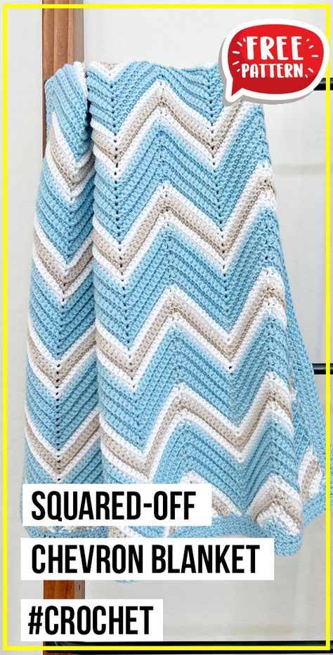 3 Color Chevron Crochet Blanket Pattern, Squared Off Chevron Crochet Blanket, Crochet Adult Blankets Free Patterns, Queen Size Chevron Crochet Blanket Pattern, Free Chevron Crochet Pattern Blanket, Easy Chevron Crochet Blanket Pattern, Chevron Crochet Blanket Pattern Free, Crochet Chevron Blanket Pattern Free, Crochet Zig Zag Blanket