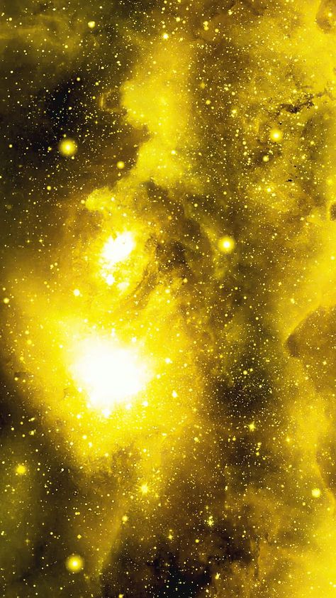 Yellow Space Aesthetic, Yellow Galaxy, Yellow Galaxy Aesthetic, Yellow Galaxy Wallpaper, Orange Galaxy, Universe Live Wallpaper Hd, Yellow Space Galaxy, Galaxy Artwork, Yellow Cloud