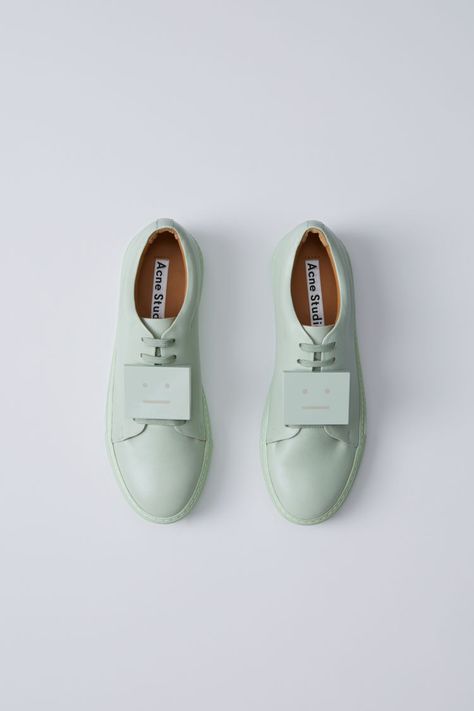 Adriana TurnUp, Misty Jade, 375x Misty Jade, Genderless Fashion, 20's Dress, Wear To Work, Green Aesthetic, Nappa Leather, Vans Classic Slip On Sneaker, Mary Jane Sneaker, Leather Sneakers