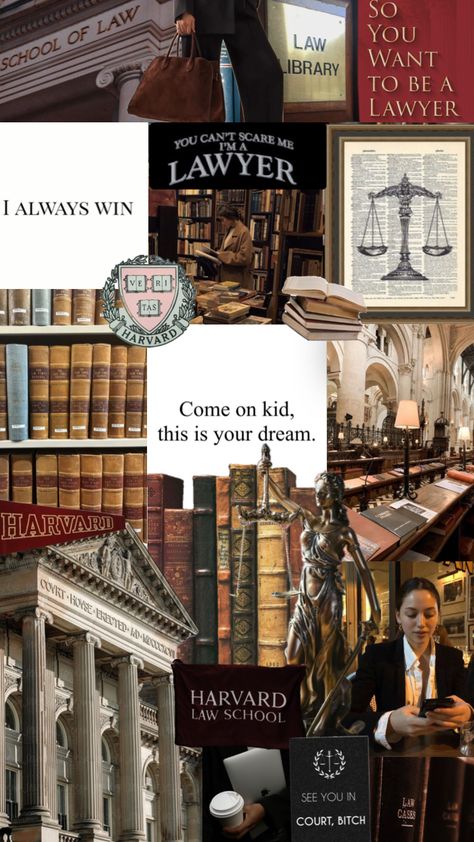 #lawschool #lawyer #law Law School Prep, Aesthetic Female, Law School Life, Law School Inspiration, My Future Job, School Goals, Goal Board, Career Vision Board, Studying Law