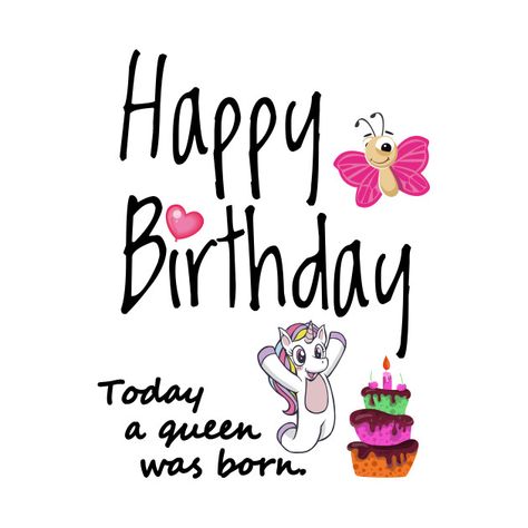 Check out this awesome 'Today+a+queen+was+born' design on @TeePublic! Bday Greetings, Born In April, Queen Tshirt, Funny And Cute, Cute Birthday, Birthday Design, Happy Birthday To You, The Old, Happy Birthday