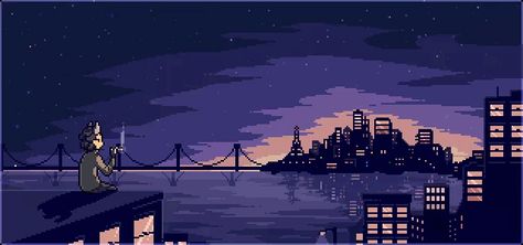 Art Vibe, Pixel Art Landscape, Pixel Art Background, Pixel Animation, Pixel Art Tutorial, Arte 8 Bits, 8bit Art, Cool Pixel Art, Vibe Video