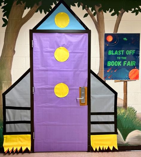 Macedonia Elementary is having an outer space themed Bedford Falls Book Fair Space Book Fair Theme, Space Theme Book Fair, Literacy Week, Space Theme Classroom, School Book Fair, Bedford Falls, Fair Theme, Library Book Displays, Vbs 2023