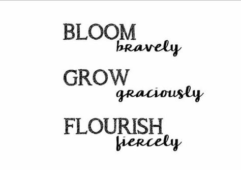 . Flourish Quotes Inspirational, Flourish Word Of The Year, Flower Sayings Quotes Simple, Bloom Quotes Life, Flourish Quotes, Flourishing Quotes, 2024 Word, Bloom Quotes, Self Healing Quotes