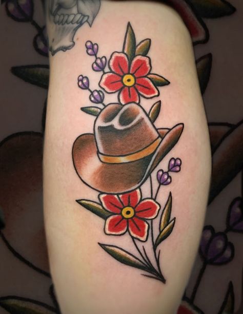 American Traditional tattoos | Hart & Huntington Tattoo Co. Nashville American Traditional House Tattoo, Traditional Elvis Tattoo, Traditional Texas Tattoo, American Traditional Western Tattoo, Nashville Tattoos, Nashville Tattoo Ideas, Western American Traditional Tattoo, Country Music Tattoos, Skin Doodles