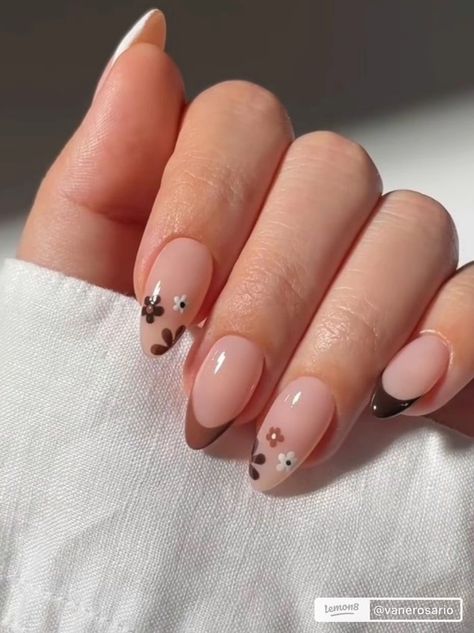 November Nails Fall, Designs For Short Nails, Simple Fall Nails, November Nails, Cute Nails For Fall, Plaid Nails, Gel Nails Diy, Classy Acrylic Nails, Short Square Acrylic Nails