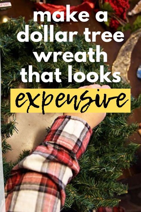 Diy Square Christmas Wreath, Christmas Wreaths To Make Step By Step, Winter Wreath Diy Dollar Stores, Cheap Christmas Wreaths Diy, Wreath Decorating Ideas Christmas Diy, How To Store Wreaths, How To Decorate A Christmas Wreath, Easy Wreaths To Make, Dollar Tree Wreath Ideas