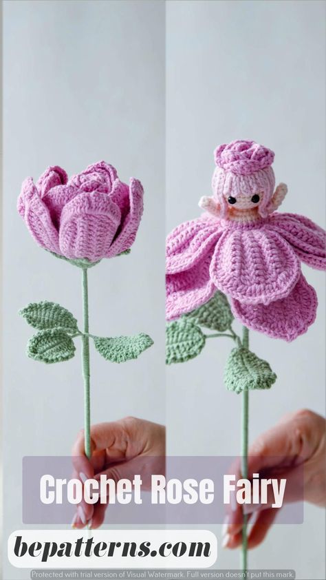 Crochet Top | Free Patterns | Aesthetic & Cozy Patterns Aesthetic, Crochet Flower Bouquet, Crochet Rose Pattern, Rose Fairy, Crochet Fairy, Crochet Flowers Free Pattern, Aesthetic Cozy, Crochet Bouquet, Easy Crochet Patterns Free