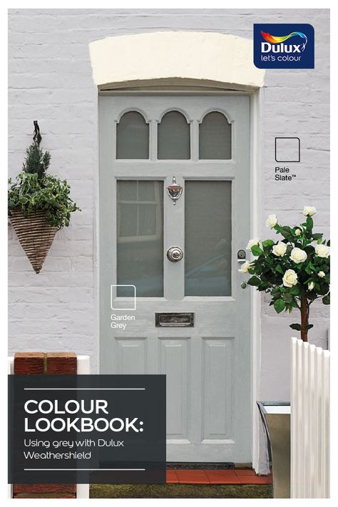 Colour Lookbook Weathershield Greys Exterior Paint Colors For House Uk, Dulux Exterior Paint Colours Houses, House Colour Schemes Exterior Modern, Dulux Front Door Colours, Dulux Exterior House Colours Grey, Dulux Weathershield Exterior Colours, Grey House Exterior Colour Schemes, Dulux Exterior Paint Colours, Exterior House Colours