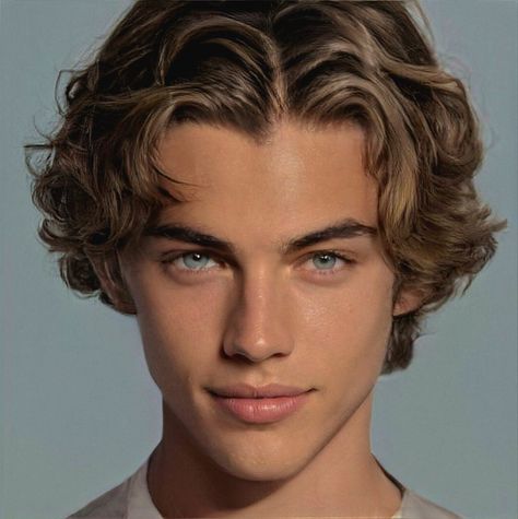 Blue Eye Brown Hair Guys, Artbreeder Brown Hair Man, Blond Hair Brown Eyes Men, Art Breeder Blonde Man, Blond Guy Face Claim, Dark Haired Guys Character Inspiration, Artbreeder Man Blond, Brown Hair Brown Eyes Guy Character Inspiration, Artbreeder Blue Eyes