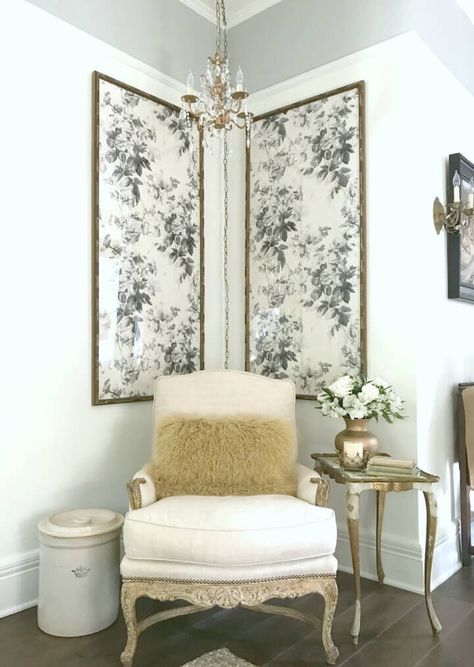 Wallpaper Panels Framed, Framed Wallpaper Panels, Create Wallpaper, Home Addition Plans, American Wallpaper, Southern Home Interior, Home Simple, Paper Home, Framed Wallpaper