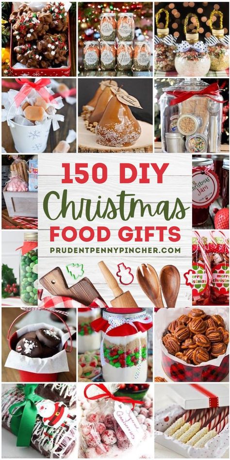 These food DIY Christmas gifts are perfect for family, friends, neighbors, teachers or any food lover in your life! There are homemade gift ideas for snacks, spreads, baked goods, mixes, candies and much more Diy Christmas Gifts Food, Christmas Gifts Food, Christmas Diy Food, Ideas For Snacks, Diy Gifts For Christmas, Edible Christmas Gifts, Christmas Jam, Diy Food Gifts, Homemade Food Gifts