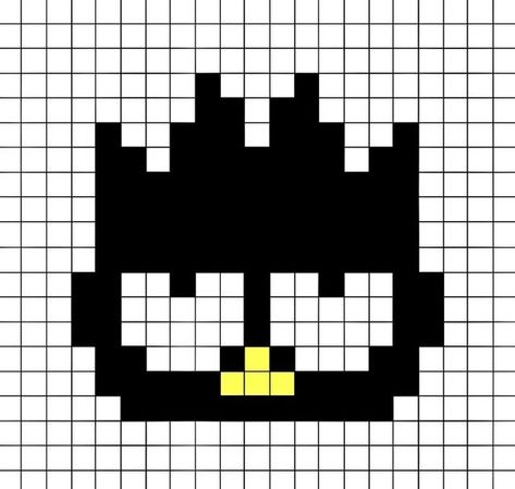 Pixel Art Grid Easy, Graph Crochet, Easy Pixel Art, Pixel Art Templates, Pixel Drawing, Diy Perler Bead Crafts, Pixel Crochet, Pixel Art Grid, Pix Art