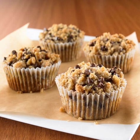 Chocolate Chip Streusel Muffins, Banana Streusel Muffins, Savoury Crepes, Banana Frosting, Apple Muffin Recipes, Banana Buttermilk, Streusel Muffins, Muffin Streusel, Banana Chocolate Chip Muffins