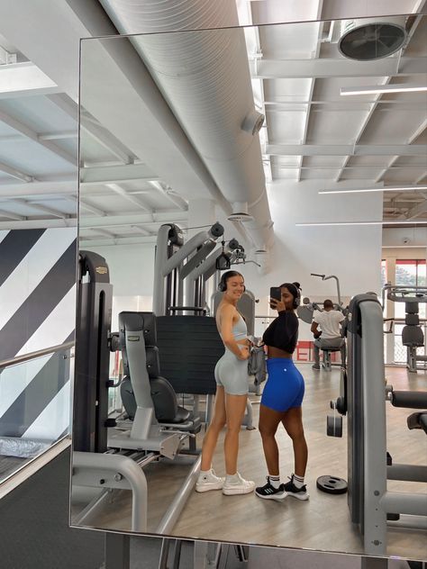 Girls at gym Gym Buddy Aesthetic, Buddy Aesthetic, At Gym, Gym Buddy, Summer Bucket Lists, Summer Bucket, Dates, Bucket List, Gym