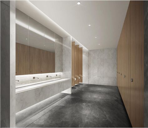 Workplace Bathroom, Office Bathroom Design, Public Restroom Design, Toilet Design Modern, Gym Design Interior, Luxury Toilet, Commercial Toilet, Restroom Design, Bathroom Inspiration Modern