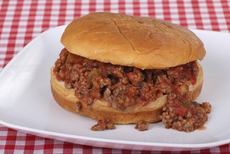 How to Make Sloppy Joes Taste Better | Livestrong.com Canning Sloppy Joe Sauce Recipes For, Manwich Sloppy Joes Copycat, Sloppy Joes With Manwich, Crockpot Sloppy Joes Manwich, Homemade Manwich Sauce Easy, Home Made Manwich Sauce, Homemade Manwich Sauce Sloppy Joe, Manwhich Sloppy Joe Recipe, Copycat Manwich Sauce