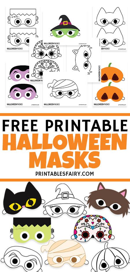 Let your kids make these fun Halloween masks by getting the free printables now! #halloweenmasks #halloweencraftsforkids #halloweenactivities Printable Halloween Masks For Kids, Halloween Masks For Kids, Halloween Mask Craft, Halloween Paper Decorations, Halloween Masks Kids, Kids Crafts Toddlers, Crafts Toddlers, Printable Halloween Masks, Diy Halloween Masks