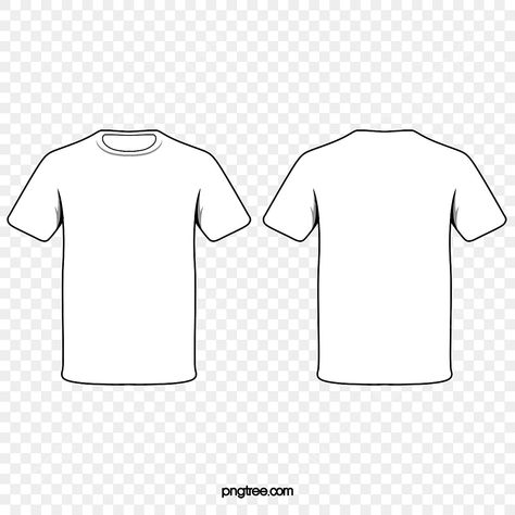 White Shirt Drawing, White Shirt Png, White Shirt Outfit For Men, Black Clipart, T Shirt Clipart, T Shirt Vector, Shirt Clipart, Tshirt Png, Tshirt Drawing