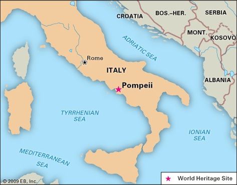 Pompeii | History, Volcano, Map, Population, Ruins, & Facts | Britannica Pompeii History, Daily Fun Facts, Pompeii Ruins, Mount Vesuvius, Napoli Italy, Italy Images, Campania Italy, Roman City, Italy Map