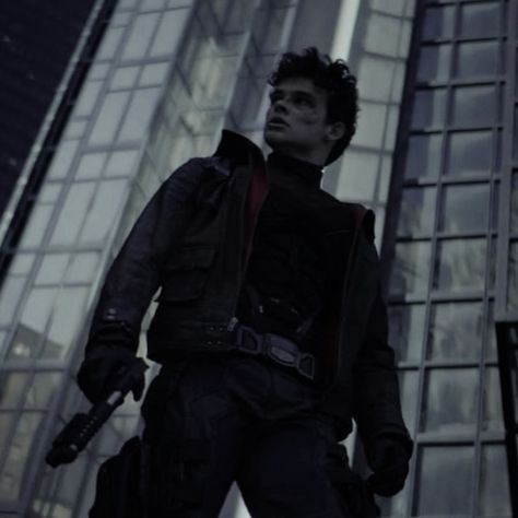 Jason Todd Aesthetic, Team Titans, Curran Walters, Titans Dc, Jason Todd Robin, Red Hood Comic, Dc Titans, Titans Tv Series, Red Hood Jason Todd