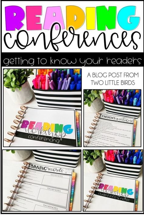 Do you want to have meaningful reading conferences with students? Learn how to make the most of your conferences with these tips, ideas, and resources. Click the pin to read all the details! #readingconferences #organizedteacher #guidedreading #readersworkshop Reading Conferences With Students, Fifth Grade Reading, Get To Know Your Students, Upper Elementary Reading, Guided Reading Kindergarten, Reading Anchor Charts, 4th Grade Reading, Reading Goals, Reading Centers