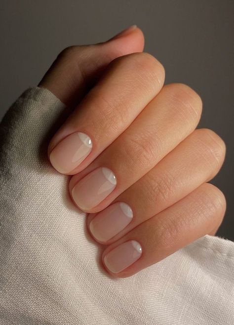 White Skincare, Sophisticated Nails, Neutral Nail Polish, Sheer Nails, Half Moons, Mens Nails, Spring Nail Trends, Nails Green, Green Nail