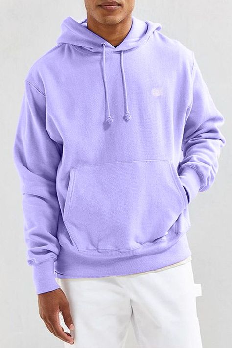 Purple Hoodie Light Purple Hoodie Outfit Men, Purple Sweatshirt Outfit Men, Purple Hoodie Outfit Men, Purple Outfits Men, Light Purple Hoodie, Guy Outfit, Purple Pajamas, Hoodie Outfit Men, Merch Ideas