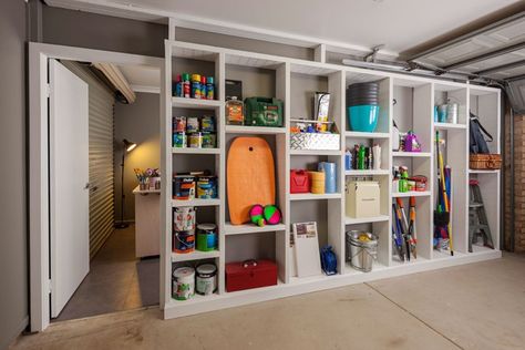 Small Garage Design, Space Saving Ideas For Home, Garage Home Office, Garage Transformation, Garage To Living Space, Finished Garage, Converted Garage, Garage Addition, Garage Renovation