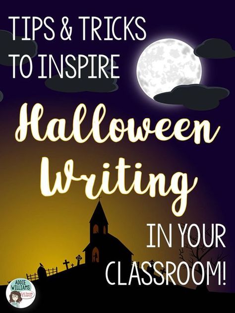 Halloween Writing in Your Secondary ELA classroom! Have fun with your high school students over the Halloween season with these easy tips and tricks to inspire writing! Tricks For Halloween, Vivid Verbs, Secondary Ela Classroom, Halloween Teaching, Halloween Lesson, Peer Editing, Halloween Writing, Secondary English, Holiday Lessons