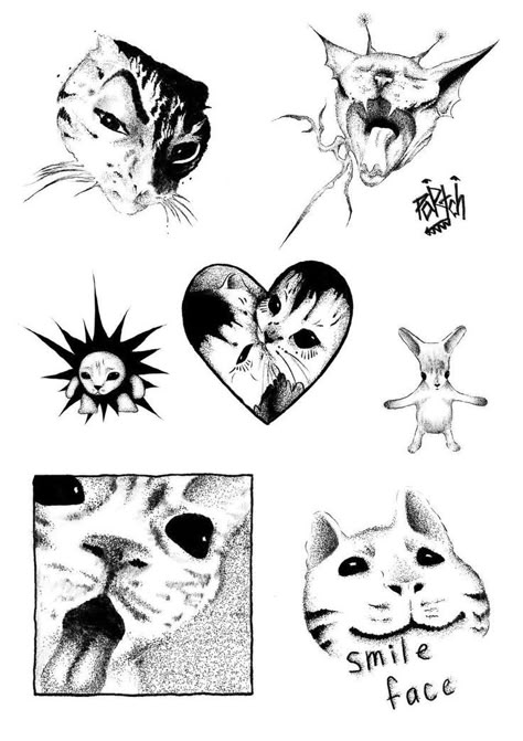 Cute Little Tattoos, Halloween Tattoo, Tattoo Portfolio, Tattoo Art Drawings, Tattoo Flash Art, Black Ink Tattoos, Arte Inspo, Ibis Paint, Little Tattoos