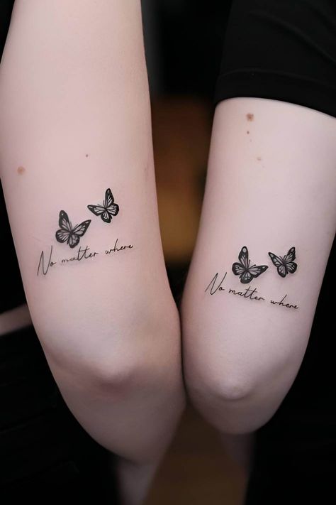 Here are some of the most elegant matching tattoo designs to inspire you on your next parlor trip. You can get them together with your best friends, sisters, mothers, or significant other. Share this list with them so you can decide on which design is the best for you! Matching Tattoo Ideas For Couples, Tattoo Ideas For Couples, Matching Tattoo Ideas, Small Best Friend Tattoos, Maching Tattoos, Mom Daughter Tattoos, Matching Friend Tattoos, Sisters Tattoo, Matching Best Friend Tattoos