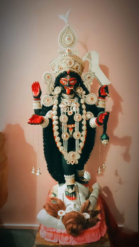 Kali Thakur Photo, Maa Kali Murti, Kali Murti, Varahi Mata, Durga Maa Paintings, Hanuman Temple, Kali Images, Maa Kali Images, Goddess Kali Images