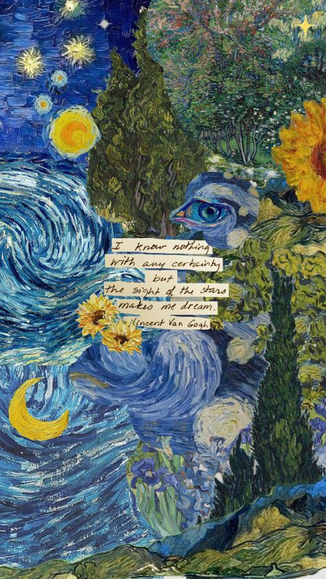 Aesthetic Wallpaper, Your Aesthetic, Van Gogh, Paintings, Energy, Collage, Van, Art