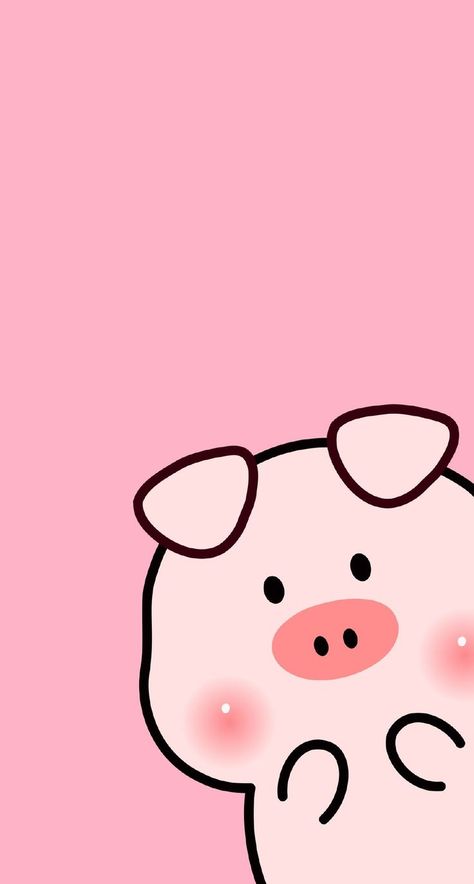 Cute Piggy Wallpaper, Pink Emoji Wallpaper, Piggy Wallpaper, Peppa Pig Wallpaper, Cool Backgrounds For Iphone, Cute Piggy, Teacup Pigs, Pig Wallpaper, Cute Piglets