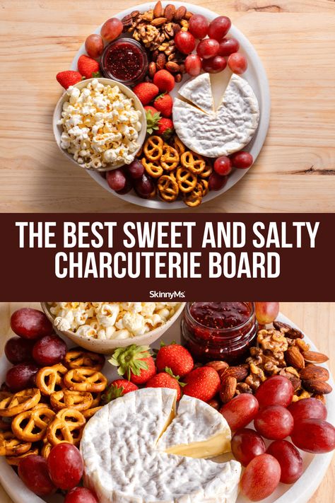 The Best Sweet and Salty Charcuterie Board Salty Sweet Charcuterie Board, Salty Charcuterie Board Ideas, Savory Charcuterie Board Ideas, Salty Charcuterie Board, Sweet And Salty Charcuterie Board, Sweet And Savory Charcuterie Board, Charcuterie Board Sweet, Savory Charcuterie Board, Sweet Charcuterie Board