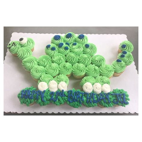 Dinosaur Cake Out Of Cupcakes, Dinosaur Out Of Cupcakes, Dinosaur Shaped Cupcake Cake, Dinosaur Cupcakes Pullapart, Dinosaur Pull Apart Cupcakes Template, Dino 1st Birthday Cupcakes, Dinosaur Shaped Cupcakes, Diy Dinosaur Cupcake Cake, Easy Dinosaur Cupcake Ideas