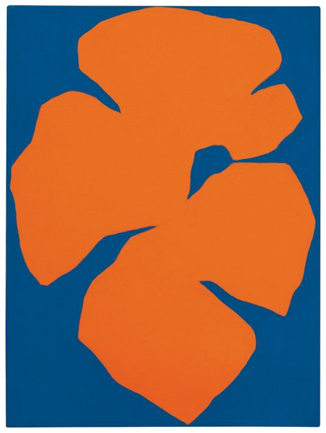 Ellsworth Kelly (1923-2015) | Orange Blue | 1950s, Paintings | Christie's Orange And Blue Background, Hard Edge Painting, Elements Of Color, Ellsworth Kelly, Value In Art, Motif Vintage, Colour Field, Arte Popular, Art Abstrait