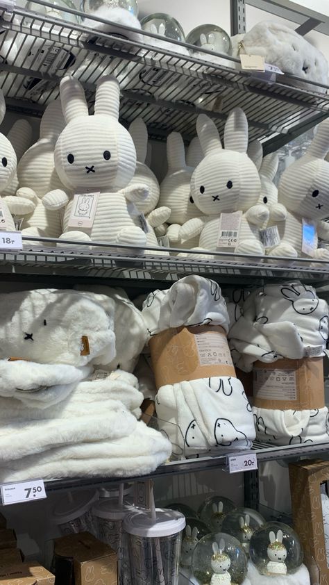 Miffy Products, Miffy Items, Miffy Room, Miffy Collection, Miffy Stuff, Miffy Aesthetic, Mia 3, Cute Stuffed Animals, Cute Plush