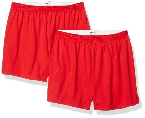 PRICES MAY VARY. 50% Cotton, 50% Polyester Imported Elastic closure Machine Wash Classic fit 1.25" Exposed elastic waistband 3" Inseam V-notch legs Cheer Shorts, Soffe Shorts, Oversized Crewneck, Activewear Brands, Activewear Sets, Active Shorts, Yoga Shorts, Accessories Clothing